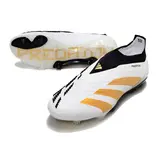 Adidas Predator 30 Elite Laceless White Yellow and Black Firm Ground FG Football Boot