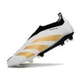 Adidas Predator 30 Elite Laceless White Yellow and Black Firm Ground FG Football Boot