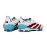 Adidas Predator 25 Elite White, Red and Blue Firm Ground FG Football Boot
