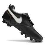 Nike Tiempo R10 Legend Elite Black and White Firm Ground FG Football Boot