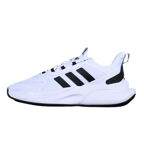 Adidas Alphabounce + Black and White Running Shoes - White/Black