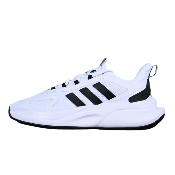 Adidas Alphabounce + Black and White Running Shoes - White/Black