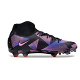 Nike Phantom Luna Elite Black and Pink Firm Ground FG Kids Football Boot