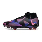 Nike Phantom Luna Elite Black and Pink Firm Ground FG Kids Football Boot