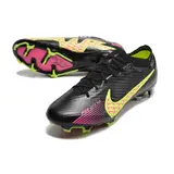 Nike Zoom Mercurial Vapor 15 Elite Black Green and Pink Firm Ground FG Football Boot