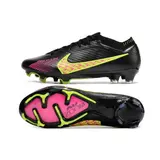 Nike Zoom Mercurial Vapor 15 Elite Black Green and Pink Firm Ground FG Football Boot