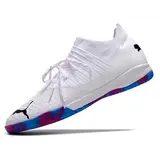 Puma Future Z 1.3 White Blue and Pink Indoor IC Football Boot