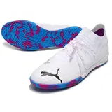 Puma Future Z 1.3 White Blue and Pink Indoor IC Football Boot