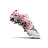 Puma Future 8 Low Cut White and Pink Firm Ground FG Football Boot