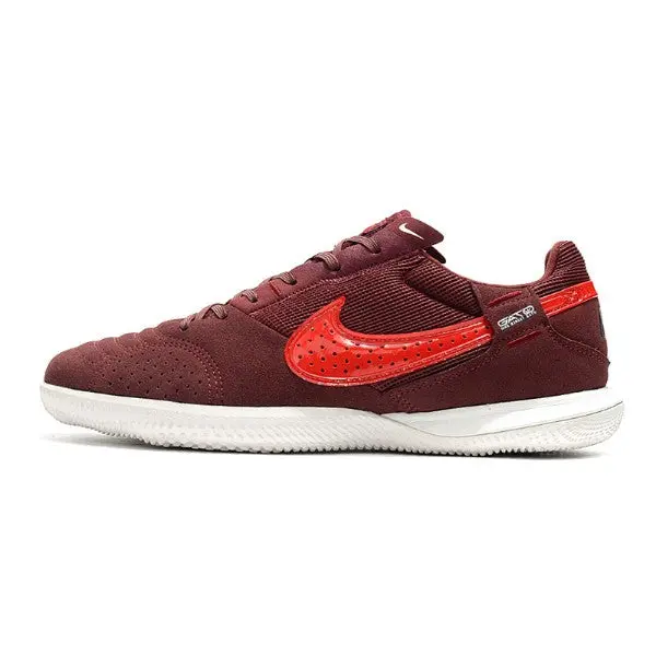 Nike Streetgato Red and Dark Red Indoor IC Football Boot