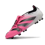 Adidas Predator 30 Elite Tongue White and Pink Firm Ground FG Football Boot