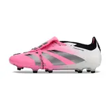 Adidas Predator 30 Elite Tongue White and Pink Firm Ground FG Football Boot