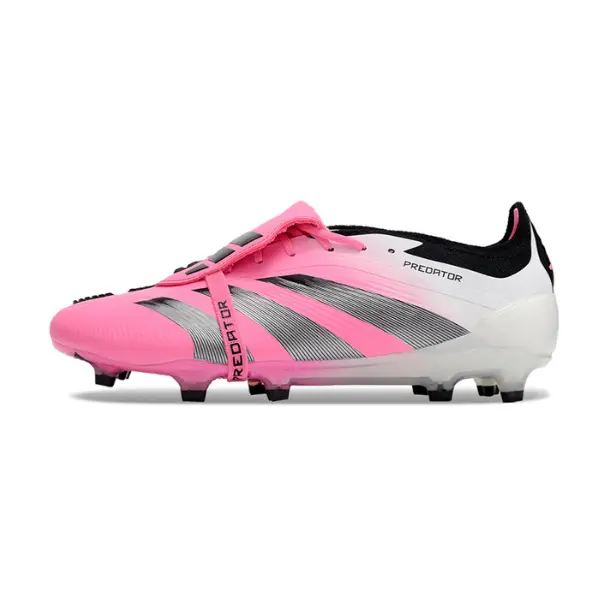 Adidas Predator 30 Elite Tongue White and Pink Firm Ground FG Football Boot