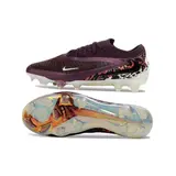 Nike Phantom 6 Elite Wine and White Firm Ground FG Football Boot
