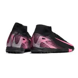 Nike Zoom Mercurial Superfly 10 Elite Black and Pink Turf TF Football Boot