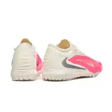 Nike Phantom 6 Elite Pink and Beige Turf TF Kids Football Boot