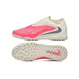 Nike Phantom 6 Elite Pink and Beige Turf TF Kids Football Boot