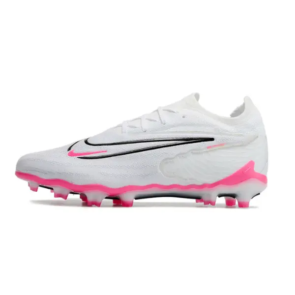 Nike Phantom GX Elite White and Pink Firm Ground FG Football Boot