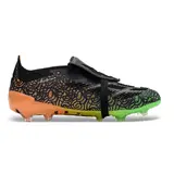 Adidas Predator 30 Elite Tongue Black and Orange Firm Ground FG Kids Football Boot