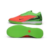 Nike Phantom 6 Elite Green and Red Indoor IC Football Boot