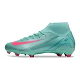 Nike Air Zoom Mercurial Superfly 10 Academy Light Blue and Pink Artificial Ground AG Football Boot
