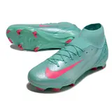 Nike Air Zoom Mercurial Superfly 10 Academy Light Blue and Pink Artificial Ground AG Football Boot