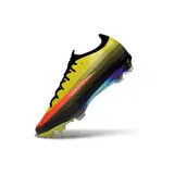 Nike Air Zoom Mercurial Vapor 17 Elite Black and Yellow Firm Ground FG Kids Football Boot - Black/Orange