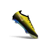 Nike Air Zoom Mercurial Vapor 17 Elite Black and Yellow Firm Ground FG Kids Football Boot - Black/Orange