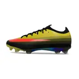 Nike Air Zoom Mercurial Vapor 17 Elite Black and Yellow Firm Ground FG Kids Football Boot - Black/Orange
