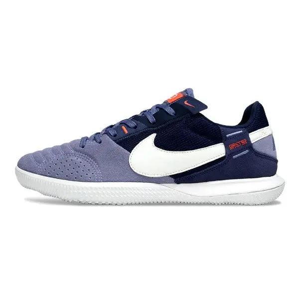 Nike Streetgato IC Blue and White Indoor IC Football Boot