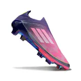 Adidas F50+ Elite Laceless Purple Lamine Yamal Pack Firm Ground FG Kids Football Boot