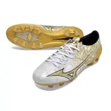 Mizuno Alpha White and Gold Firm Ground FG Football Boot