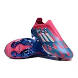 Adidas F50+ Elite Laceless Black and Red Firm Ground FG Kids Football Boot