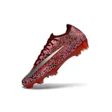 Nike Air Zoom Mercurial Vapor 16 Elite Dark Red and Silver Firm Ground FG Football Boot
