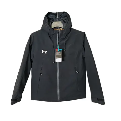 Under Armor Black Windbreaker Jacket - Lined