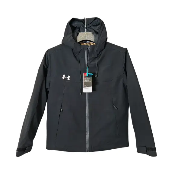 Under Armor Black Windbreaker Jacket - Lined