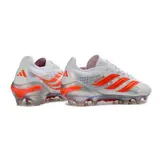 Adidas Predator 26 Elite White and Orange Firm Ground FG Football Boot