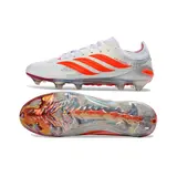 Adidas Predator 26 Elite White and Orange Firm Ground FG Football Boot