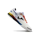 Joma Top Flex Rebound White Red and Blue Indoor IC Football Boot
