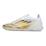 Adidas F50 Elite White and Gold Turf TF Football Boot Size 43,5Eu