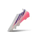Adidas F50 Hyperfast Laceless Elite World Cup Pack Firm Ground FG Football Boot - White/Pink Sole