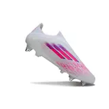 Adidas F50 Elite Laceless White and Pink Mixed Studs SG Football Boot