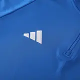 Adidas Blue Cold Set Quarter-Zip Top and Pants - Blue/Navy Stripes