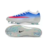 Nike Air Zoom Mercurial Vapor 17 Elite Blue and White Firm Ground FG Football Boot - White/Blue/Red