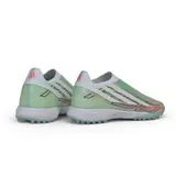 Adidas F50 Hyperfast Laceless Elite Light Green and White Turf TF Football Boot