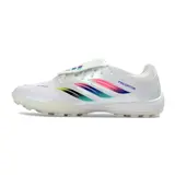 Adidas Predator 26 League Tongue White, Pink and Blue Turf TF Football Boot