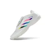 Adidas Predator 26 League Tongue White, Pink and Blue Turf TF Football Boot