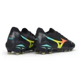 Mizuno Morelia Neo V Elite Black, Blue and Orange Firm Ground FG Football Boot