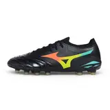 Mizuno Morelia Neo V Elite Black, Blue and Orange Firm Ground FG Football Boot