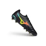 Mizuno Morelia Neo V Elite Black, Blue and Orange Firm Ground FG Football Boot